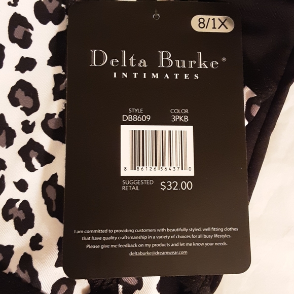 NWT  Delta Burke 3 Pairs Everyday Briefs Size 8/1X - Picture 5 of 5